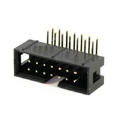BOX HEADER 90° 14 VIAS