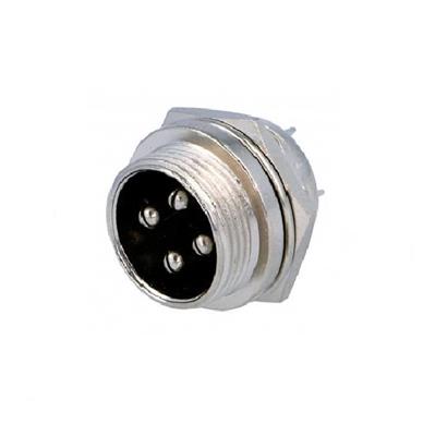 Conector Microfono Macho a Panel 4 Vias