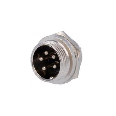 Conector Microfono Macho a Panel 5 Vias