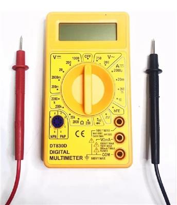 LCD VDC VAC DCA Ohm Hfe Diodo Buzzer