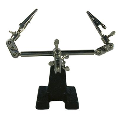 SOPORTE P/PLAQUETA CON PINZAS COCODRILO