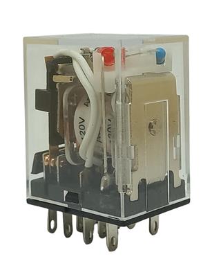 RELAY 4 INV. 120VAC 5A C/LED